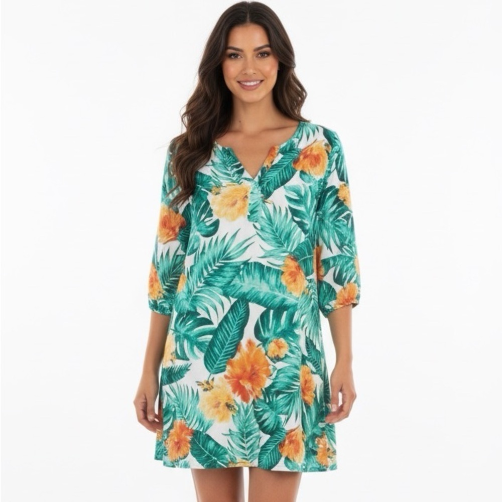 BUILT BY DREAMERS tropical dress size small